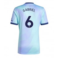 Camisa de Futebol Arsenal Gabriel Magalhaes #6 Equipamento Alternativo 2024-25 Manga Curta